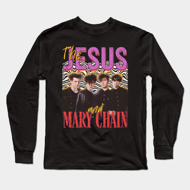 The Jesus And Mary Chain Vintage 1983 // Amputation Original Fan Design Artwork Long Sleeve T-Shirt by A Design for Life